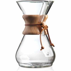Cafeteira Clássica Chemex - Admire o design elegante desta cafeteira premium para um café perfeito todas as manhãs. Ideal para os amantes de café exigentes. Compre já!