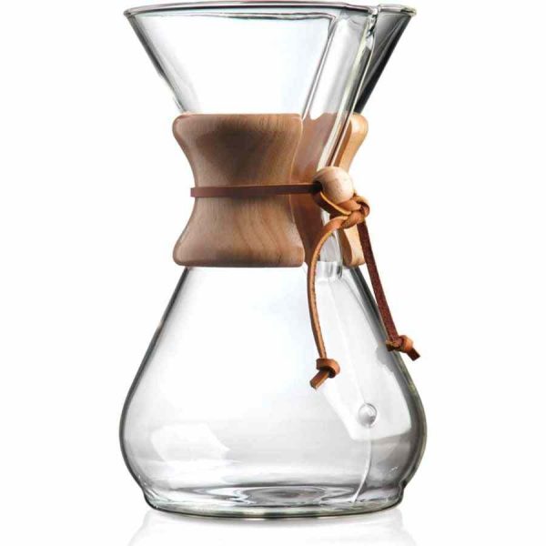 Cafeteira Clássica Chemex - Admire o design elegante desta cafeteira premium para um café perfeito todas as manhãs. Ideal para os amantes de café exigentes. Compre já!