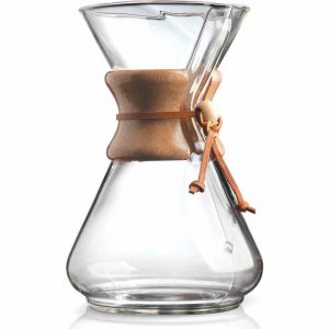 Cafeteira Clássica Chemex: Prepara café perfeito com elegância. Garanta já a sua cafeteira de alta qualidade!