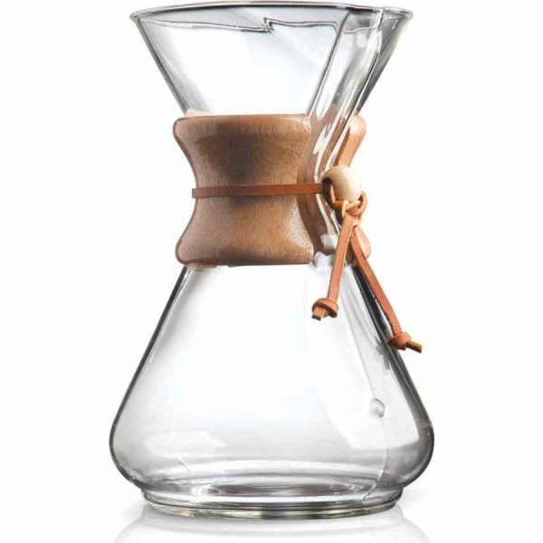 Cafeteira Clássica Chemex: Prepara café perfeito com elegância. Garanta já a sua cafeteira de alta qualidade!