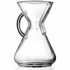 Cafeteira Chemex elegante com alça de vidro para café fresco - Compre online!