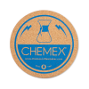 Porta-copos em cerâmica para Chemex, elegante e funcional. Proteja sua mesa com estilo. Compre online hoje!