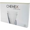 Papéis de filtro Chemex para cafeteira de 3 xícaras, 100 unidades - Mantenha o seu café fresco e saboroso com estes filtros de qualidade premium!