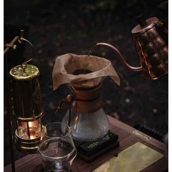 Cervejeira de café artesanal Chemex soprada à mão - Aprecie o café perfeito em casa! Ideal para os amantes de café exigentes.