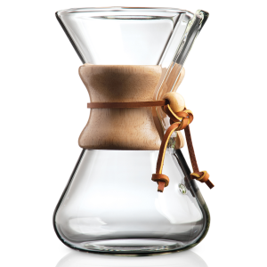 Cervejeira de café soprada à mão Chemex para café fresco e aromático - Compre online a sua na nossa loja!