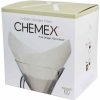 Filtros de papel Chemex para cafeteira - Pack 100 unidades para 6, 8 e 10 xícaras. Qualidade premium para café perfeito. Compre online!