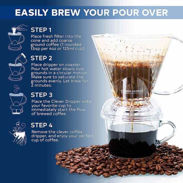 Gotejador de café inteligente L, a maneira perfeita de preparar café aromático. Inclui 100 papéis de filtro premium. Compre online agora!
