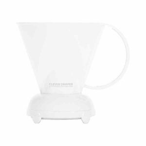 Gotejador de café inteligente L com 100 papéis de filtro, para preparar café fresco e aromático. Desfrute de cada gota com esta peça de qualidade premium.