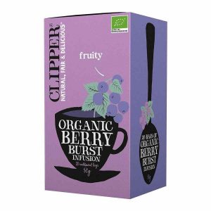 Infusão de frutas orgânicas Clipper - Delicioso chá de frutas frescas, 100% natural e orgânico. Aproveite o sabor puro da natureza!