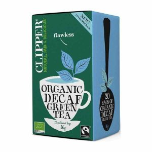 Chá Verde Biológico Sem Cafeína Clipper - 20 Saquetas. Desfrute da pureza e frescura deste chá verde orgânico premium!