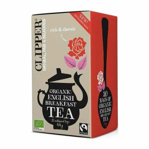 Chá de Café da Manhã Inglês Orgânico Clipper - Saboreie um blend excecional para começar o dia com energia. Chá orgânico em folhas de alta qualidade. Compre online!