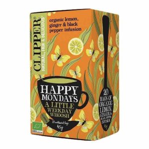 Chá Clipper Orgânico Happy Mondays 20 saquetas - Desfrute do seu momento de relaxamento com esta infusão de alta qualidade. Compre já!