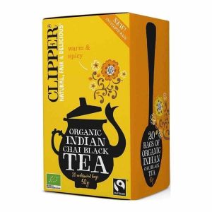 Chá Preto Chai Indiano Orgânico Clipper, 20 Sacos de Qualidade Superior - Compre Online!