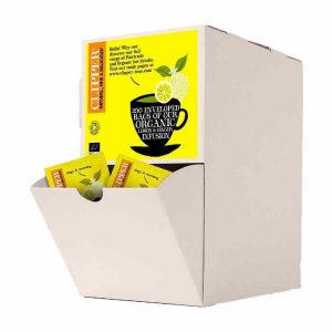 Infusão orgânica de limão e gengibre Clipper: Revigore-se com o toque fresco deste chá natural e certificado. Compre online agora!
