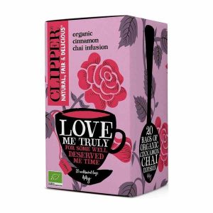 Chá Clipper Orgânico Love Me Truly - 20 saquetas de chá infusão de qualidade premium para momentos especiais. Compre online!