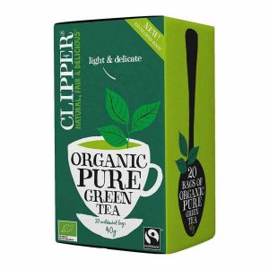 Chá Verde Puro Orgânico da Clipper - Qualidade Premium para os Amantes do Chá Verde. Compre Online Agora!