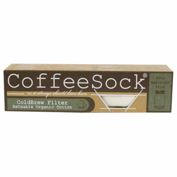 Filtro CoffeeSock DIY ColdBrew 64 onças para um café gelado artesanal de alta qualidade. Aproveite o sabor único do seu café preferido!