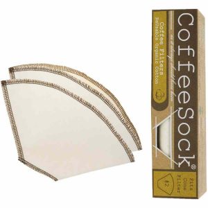 Filtros de café em cone reutilizáveis CoffeeSock Drip #2 para um café perfeito. Compre 2 peças online!