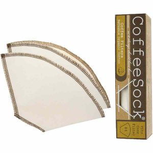 Compre agora os Filtros de Café em Cone CoffeeSock Drip #4 de alta qualidade, 2 peças. Desfrute do melhor café em casa!