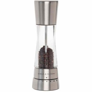 Moedor de pimenta Derwent de precisão Gourmet Cole & Mason 190 mm para temperos finamente moídos - Loja Online Especializada em Utensílios de Cozinha.