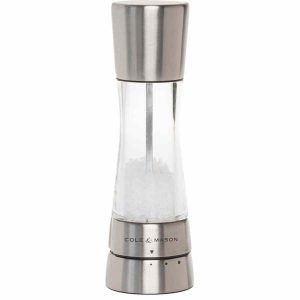 Moinho de Sal Derwent de Precisão Gourmet Cole & Mason 190mm - Moedor de Sal de alta qualidade para culinária refinada. Compre online!