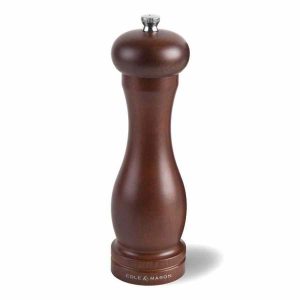 Moinho de pimenta de madeira escura Cole & Mason Precision Forest Capstan 200 mm - Moedor elegante para temperos de alta qualidade. Ideal para a sua cozinha. Dê um toque de requinte às suas refeições.