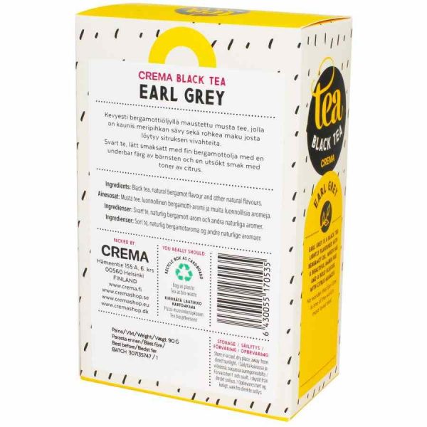 Creme Chá Preto Earl Grey 90 g - Delicioso creme com infusão de chá preto Earl Grey. Uma indulgência única para saborear. Compre online agora!