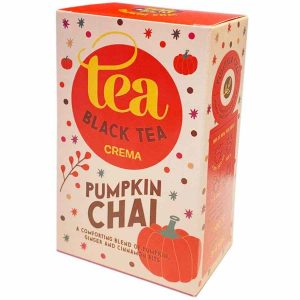 Crema Chá Preto Abóbora Chai 100 g - Delicioso chá preto com especiarias em embalagem de 100g. Aprecie o sabor único do chai! Compre online.