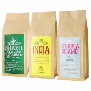 Cafés Filtro Crema - 3 x 500 g: Desfrute do aroma e sabor requintado destes cafés premium. Perfeito para os amantes de café exigentes. Compre já online!
