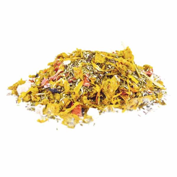 Chá Rooibos Espinheiro Mar com Goiaba, 75g - Uma mistura verde e relaxante com sabores frutados e revitalizantes. Aproveite!