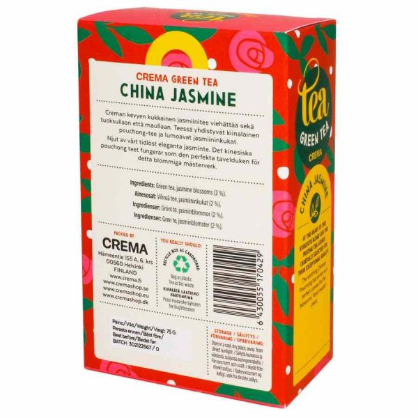 Chá Verde da China com Jasmim e Muitas Flores - 75g, Rico em Sabor e Aroma | Compre Online na nossa Loja