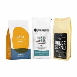 Café em Grãos Crema House Blend + Gringo Nordic Daily Brew + Johan & Nyström Fika 3 x 500 g - Mistura de Alta Qualidade para Café Online