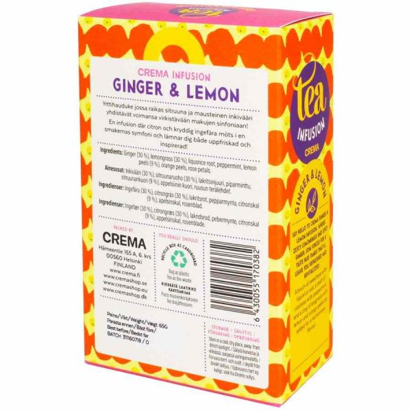 Delicioso creme de infusão de gengibre e limão, 65g - Produto de alta qualidade para compra online