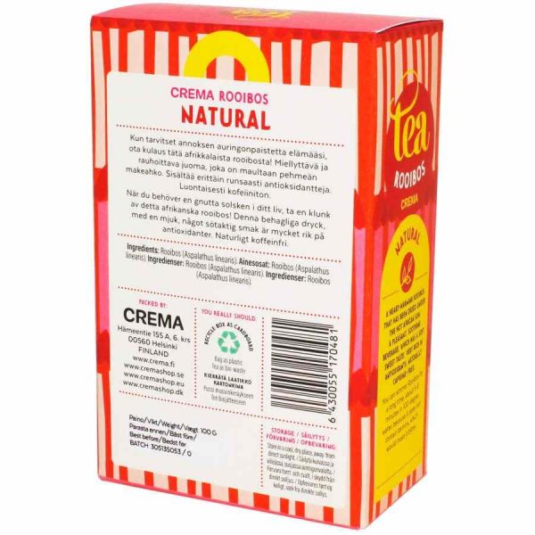 Delicioso Creme de Rooibos Natural, 100 g - Produto de Qualidade Superior para Comprar Online