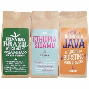 Conjunto de Degustação de Creme de Café Filtro I - 3 x 250 g, Pack de Alta Qualidade para Amantes de Café. Delicie-se!