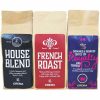Combo degustação premium Crema Filtro Café II - 3 x 250 g para apreciadores de café exigentes. Aproveite a variedade de sabores!