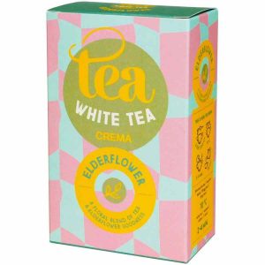 Deliciosa Crema Chá Branco com Flor de Sabugueiro 30 g - Produto premium para apreciadores de chá. Compre online e saboreie!