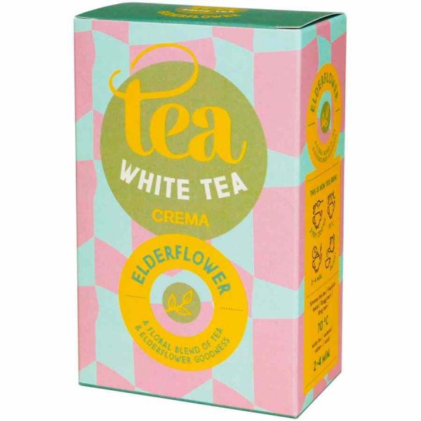 Deliciosa Crema Chá Branco com Flor de Sabugueiro 30 g - Produto premium para apreciadores de chá. Compre online e saboreie!