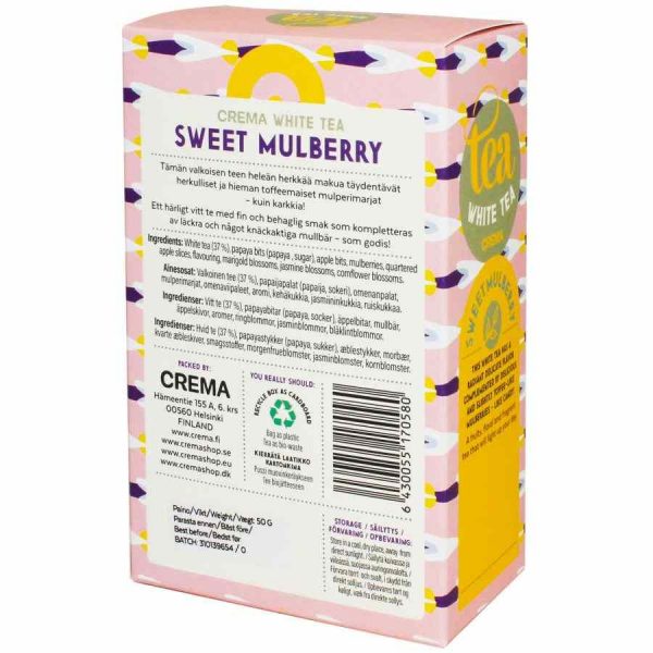 Delicie-se com a Crema Chá Branco Amoreira Doce 50 g - Produto de qualidade superior disponível para compra online. Aproveite já!