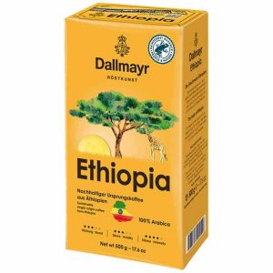 Dallmayr Etiópia 500 g Café Moído - Aroma intenso e sabor requintado para os amantes de café. Compre online e desfrute da melhor qualidade.