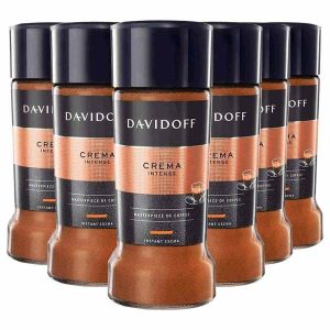 Café Davidoff Instantâneo Crema Intenso 6 x 100 g - Aroma intenso e sabor requintado num café de alta qualidade. Compre online!