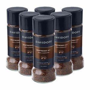 Café Instantâneo Davidoff Espresso 57 6 x 100 g - Desfrute do melhor café instantâneo, intenso e aromático. Compre online agora!