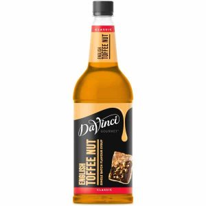 Xarope de caramelo inglês clássico DaVinci Gourmet 1 l - Delicie-se com o sabor autêntico deste xarope premium para a sua bebida favorita! Ideal para cocktails e sobremesas. Compre online.