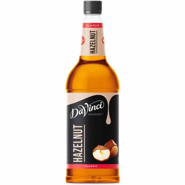 Xarope de Avelã DaVinci Gourmet Clássico 1 l - Delicioso e Versátil, Perfeito para Adoçar Suas Bebidas Favoritas! Compre Agora Online!