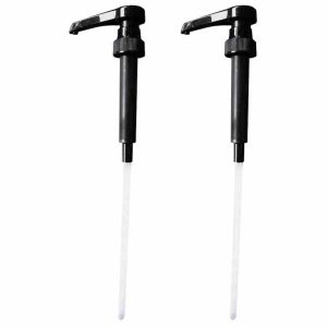 Bomba dispensadora DaVinci Gourmet para xarope de 1 litro, conjunto de 2 - Melhore suas bebidas com facilidade e precisão!