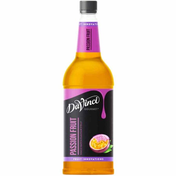 Xarope de Maracujá DaVinci Gourmet Fruit Innovations 1 l, | Compre online o melhor xarope de maracujá para bebidas. Ingredientes de alta qualidade.