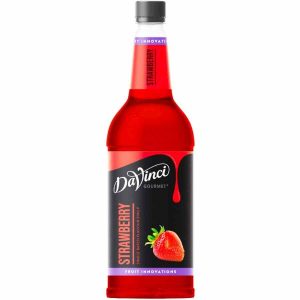 Xarope de Morango 1 l DaVinci Gourmet Fruit Innovations - Delicioso e natural xarope de morango para bebidas e sobremesas, 1 litro. Compre online!