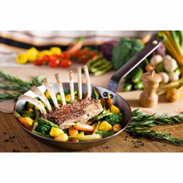 Frigideira de aço carbono de Buyer com elemento mineral B - Utensílio premium para cozinha. Aproveite para comprar online agora!