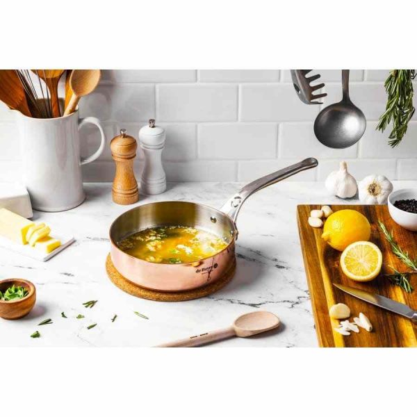 Frigeira de Cobre de Buyer Prima Matera para Indução - Resistente e Sofisticada para Cozinhar em Casa - Compre Online Agora!