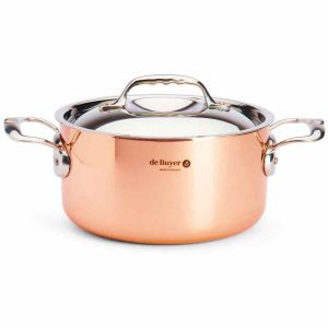 Panela de Cobre Prima Matera Indução da de Buyer: Elegância e qualidade para a sua cozinha! Aproveite esta panela de cobre de alta performance.